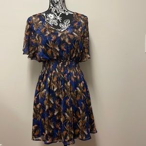 Charlotte Russe Parrot Print Dress/Size:Small